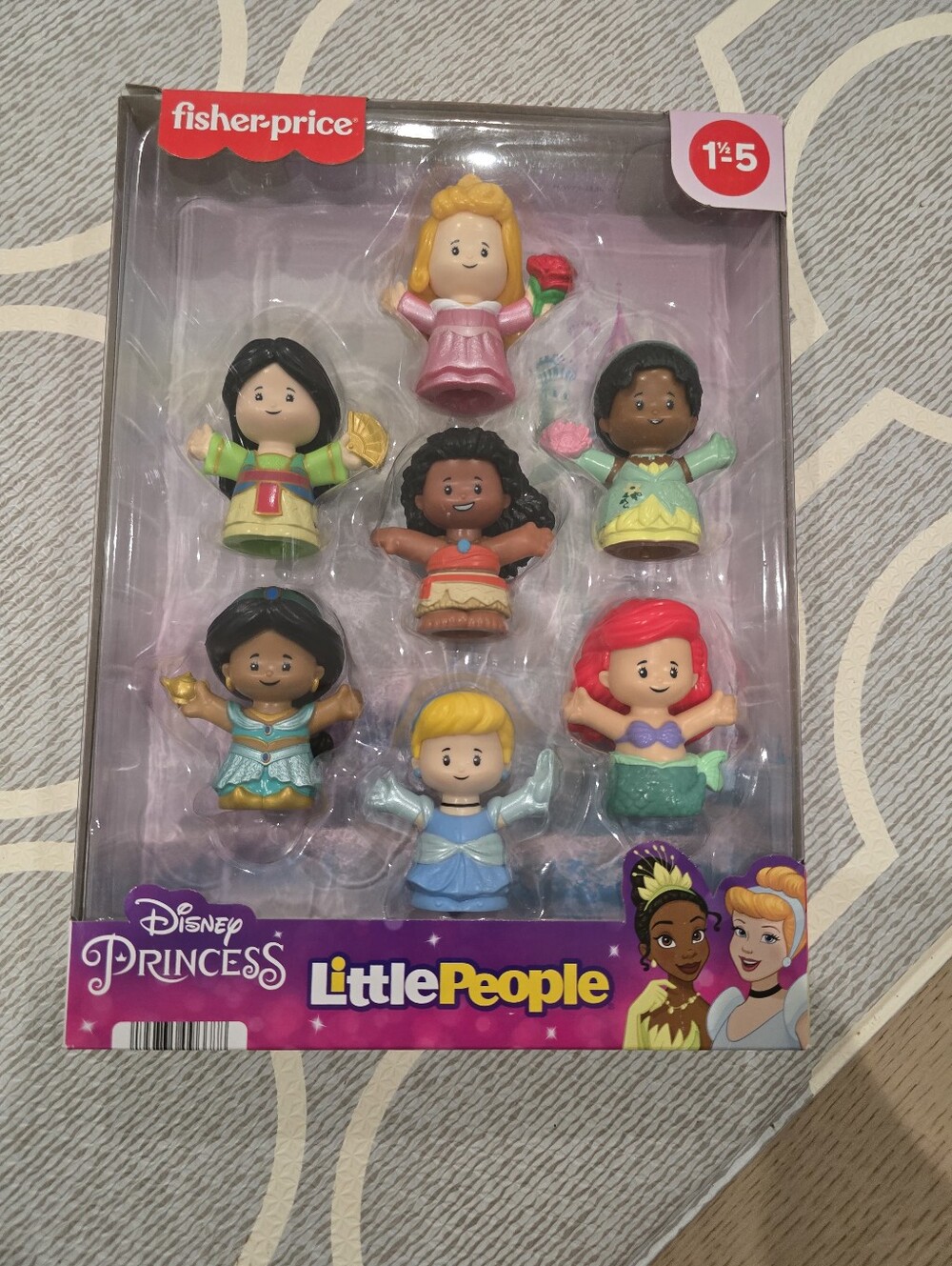 New Fisher-Price Disney Princess Little People Figure Set